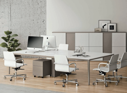 Besprechungstisch Meeting 320cm groß Tisch Konferenztisch Modern Büro Tische neu